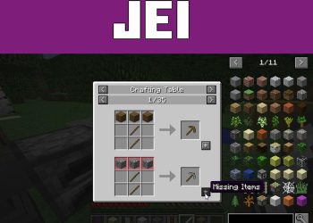 JEI from Mods for Minecraft Java 1.22