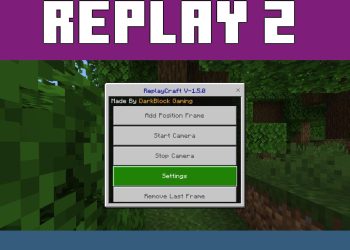 Menu from Replay 2 Mod for Minecraft PE