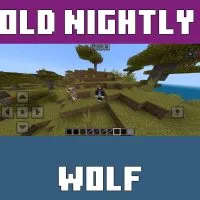 Old Nightly Wolf Mod for Minecraft PE