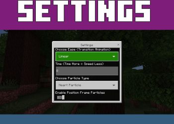 Settings from Replay 2 Mod for Minecraft PE