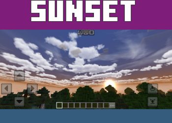 Sunset from BNS Shader for Minecraft PE