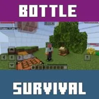 Bottle Survival Map for Minecraft PE