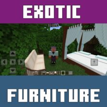 Exotic Furniture Mod for Minecraft PE