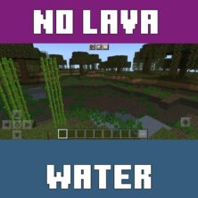 No Lava and Water Fog Texture Pack for Minecraft PE