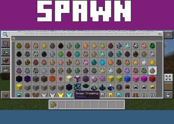 Inventory from Creaking Mod for Minecraft PE