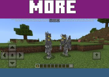 Mobs from Creaking Mod for Minecraft PE