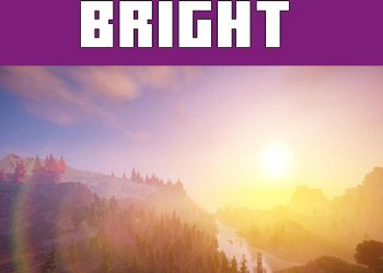 Bright Sunset from Chocapic13 Mod for Minecraft Java