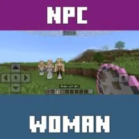 NPC Woman Mod for Minecraft PE